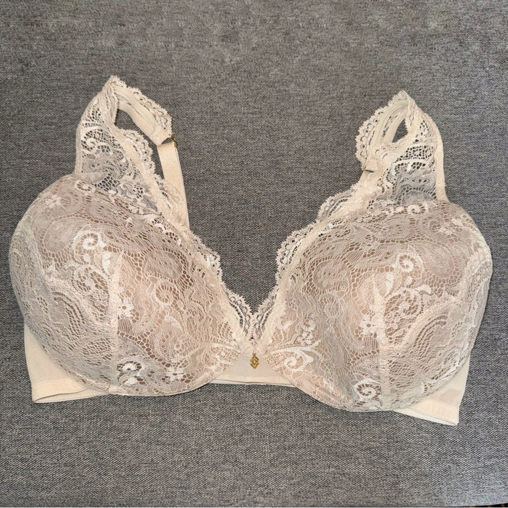 Thirdlove All Day Lace Uplift Plunge Lace Contour 24/7 Bra 36E - Picture 2 of 11